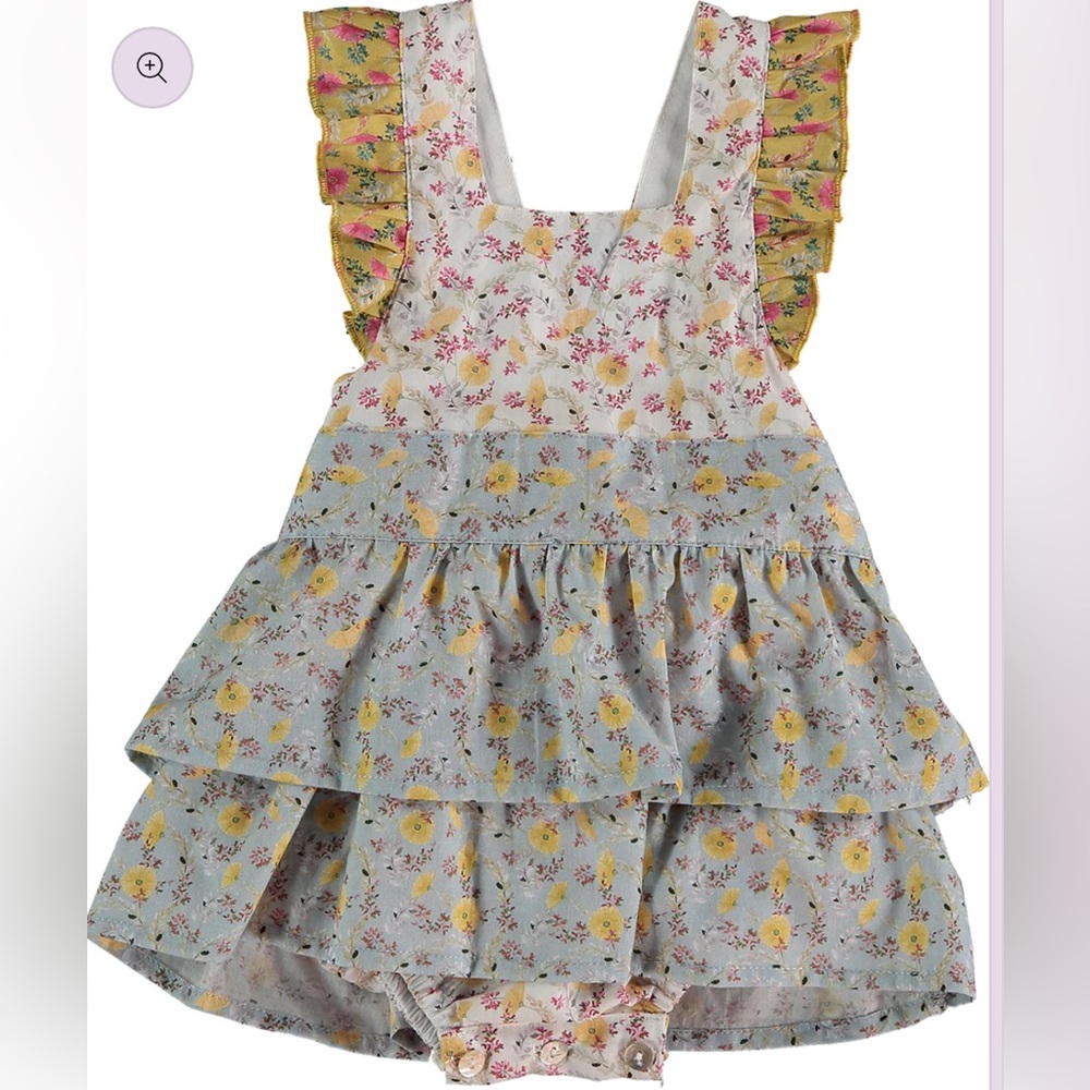Violeta e Federico Baby👶🏼Girl👧🏻Spring Romper Sz 6M